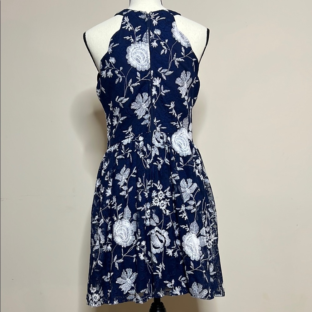 Altar'd State Navy and White Floral Dress - Picture 7 of 11